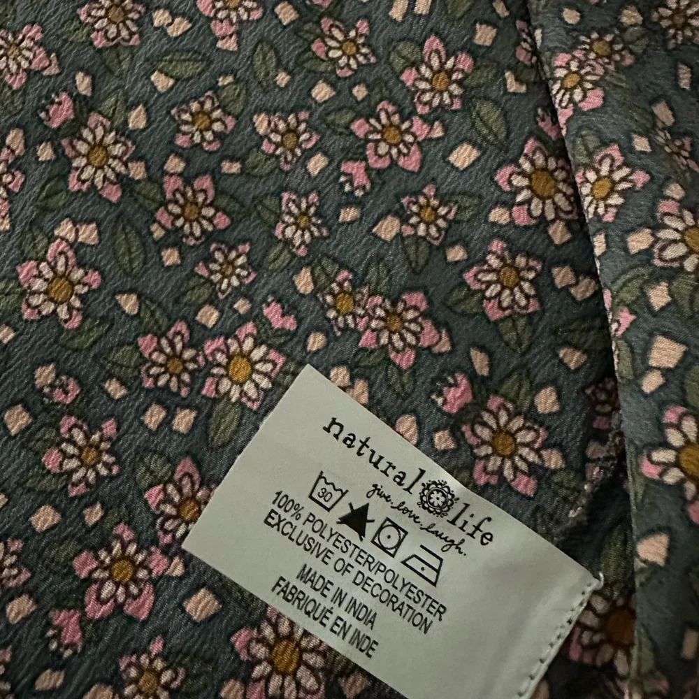 NATURAL LIFE Black Maxi Dress with Pink Floral Print - Picture 8 of 9